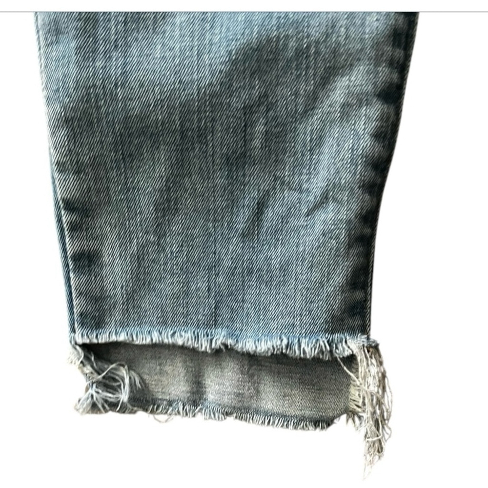 Madewell 9” High Rise Skinny Jeans, Light Wash, Frayed Bottoms, SZ: 25 - Picture 10 of 12